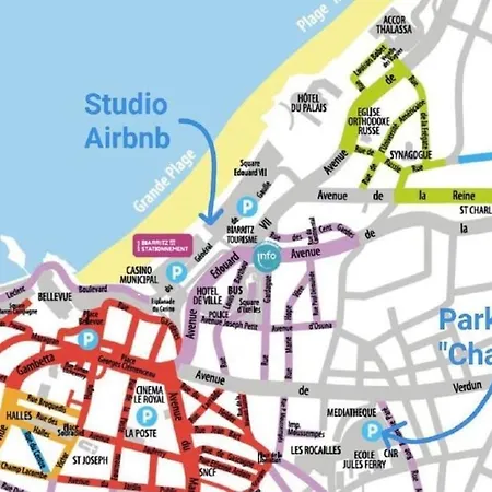 Grande - Avec Balcon - Victoria Surf Διαμέρισμα Μπιαρίτζ