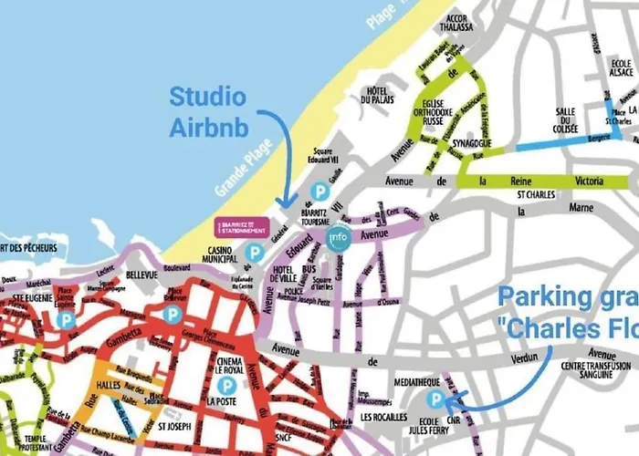 Grande - Avec Balcon - Victoria Surf Apartament Biarritz